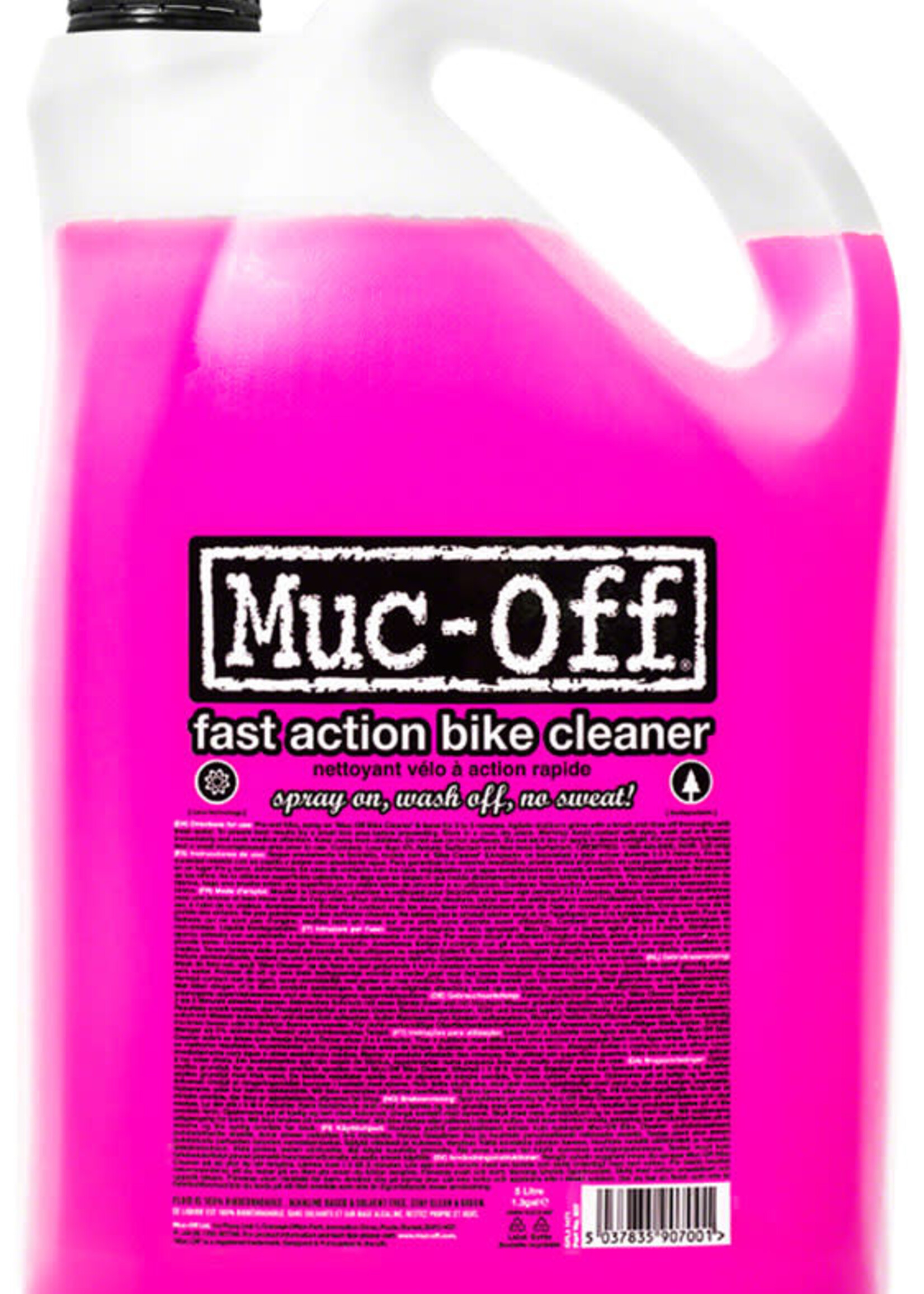 muc-off Muc-Off Nano Tech Bike Cleaner: 5L Pourable Bottle
