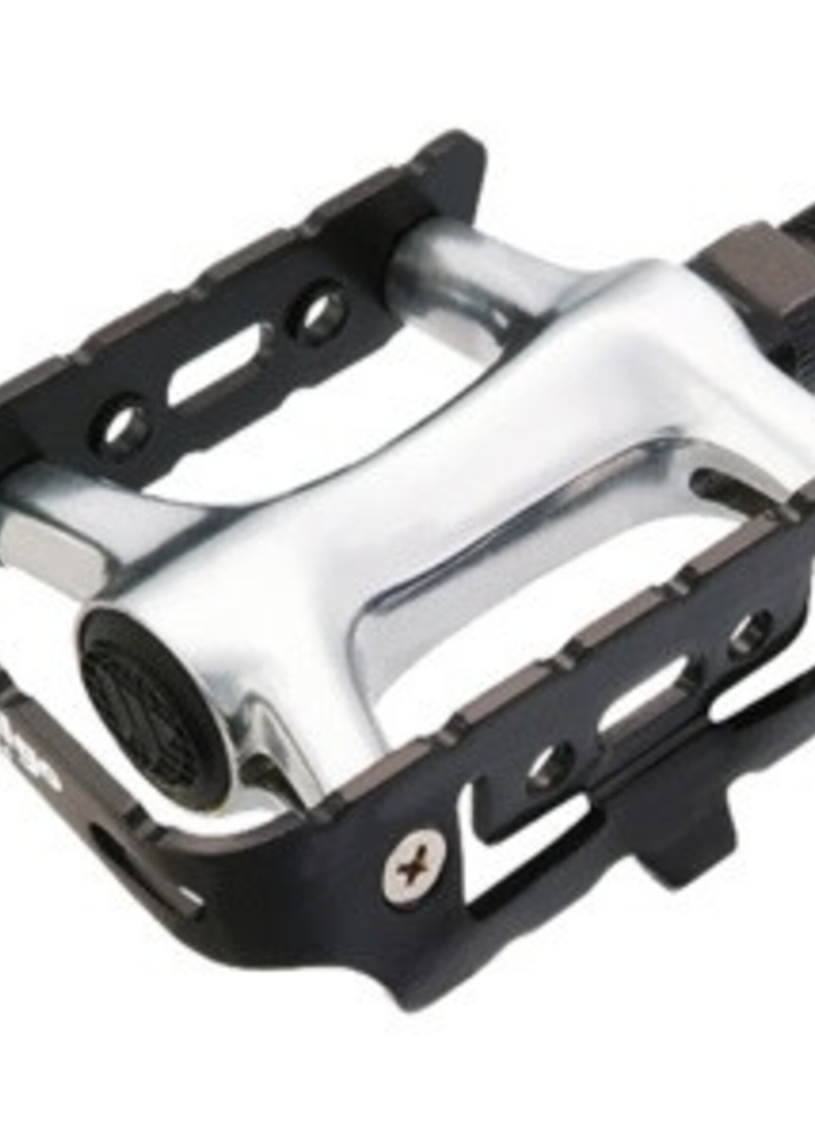 wellgo Wellgo 944 Pedals, 9/16" - Black/Silver