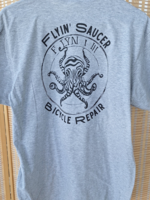 Flyin Saucer Bike Shop T-Shirt Octo