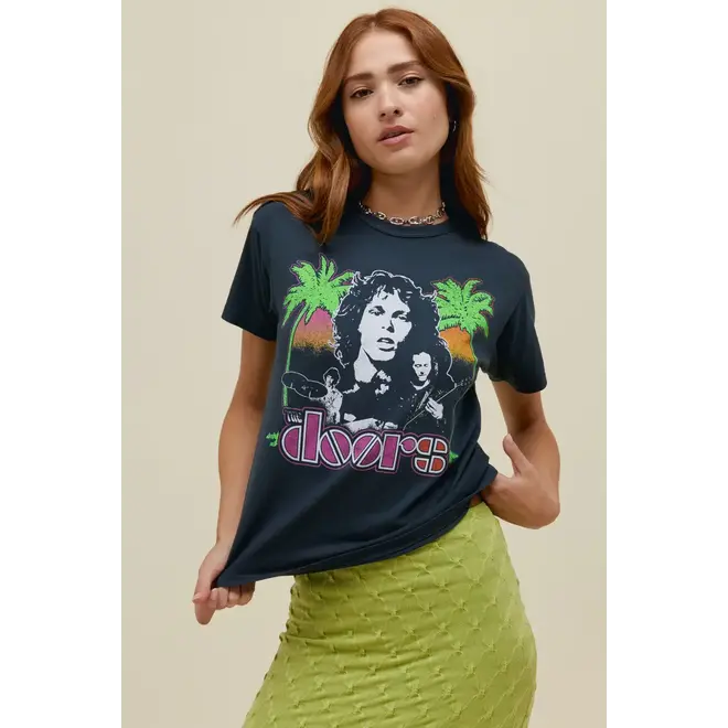 Daydreamer The Doors Twin Palms Ringer Tee