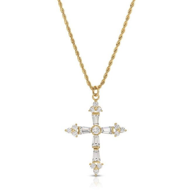 Joy Dravecky: Queens Cross Necklace