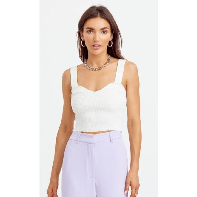 Greylin: Lala Cropped Knit Top