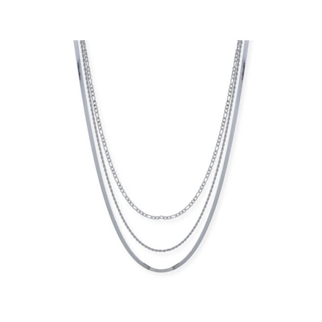 Bracha Marina Layered Silver Necklace