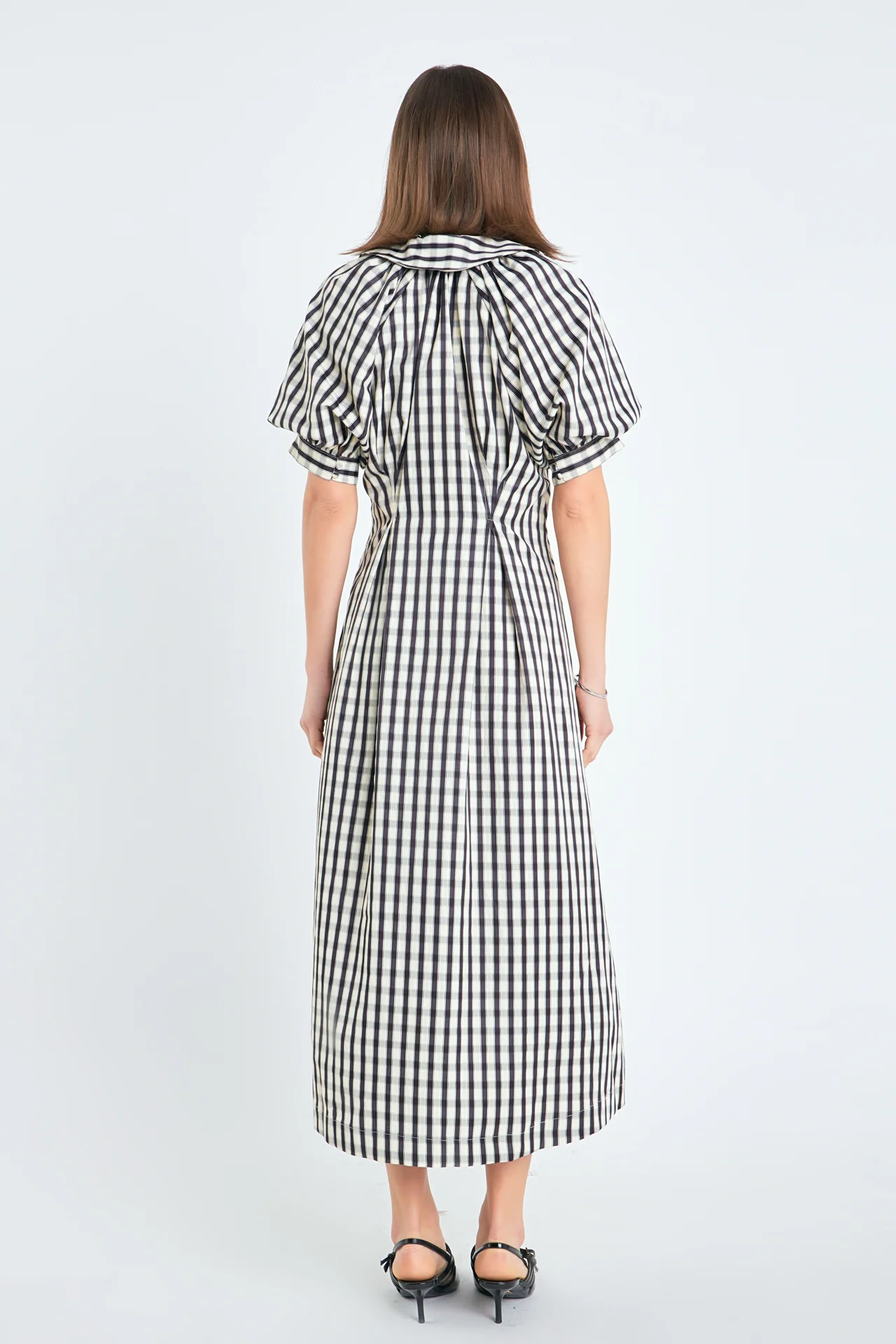 English factory gingham dress new arrivals
