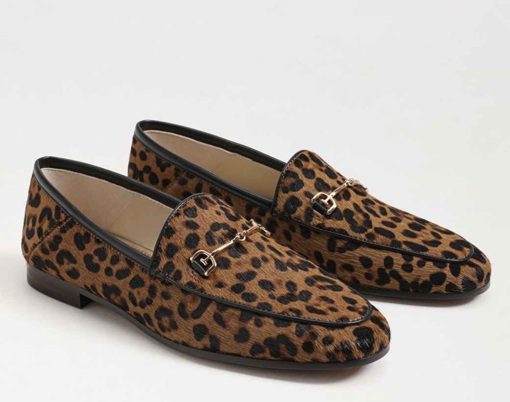 Sam Edelman Loraine Bit Loafer Leopard Indigo