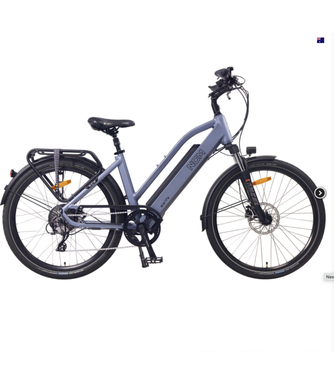 NCM T7S STEP THROUGH ELECTRIC BIKE LAVENDER BLUE 26INCH
