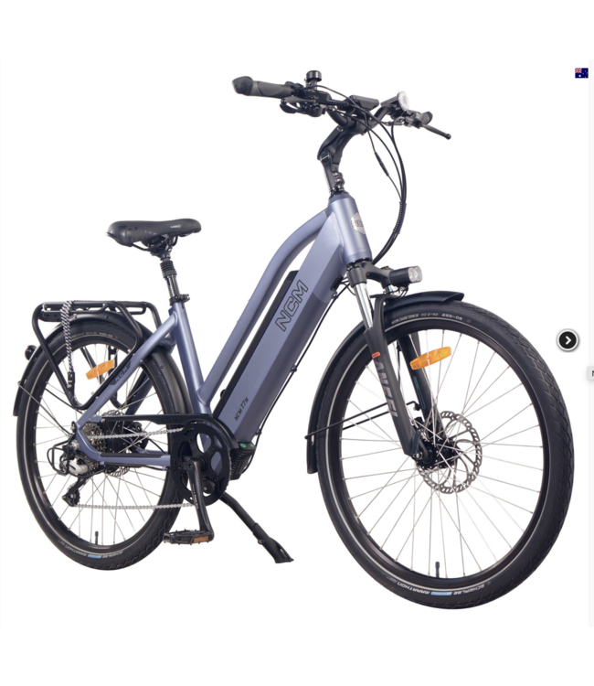 NCM T7S STEP THROUGH ELECTRIC BIKE LAVENDER BLUE 26INCH