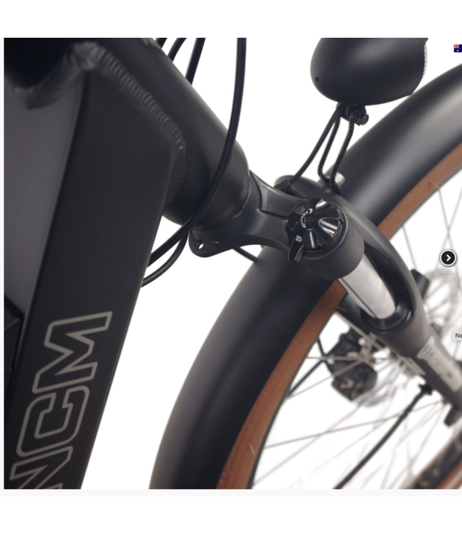 NCM CRU7 CRUISER ELECTRIC BIKE BLACK 26 INCH
