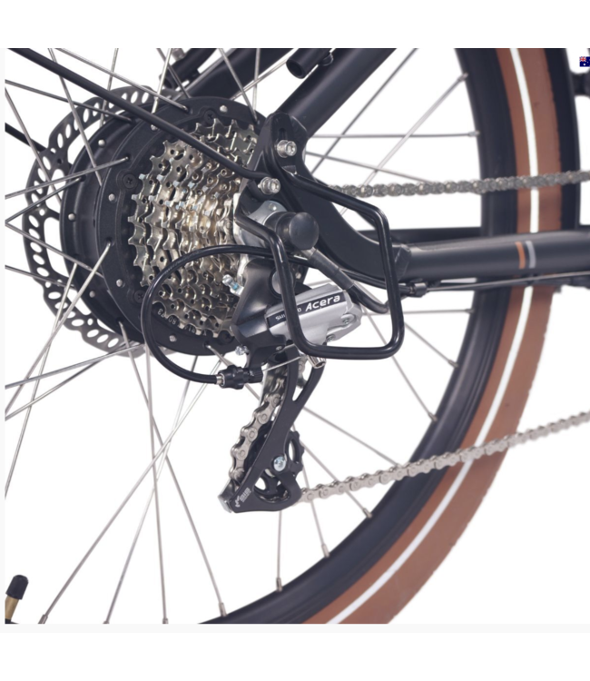 NCM CRU7 CRUISER ELECTRIC BIKE BLACK 26 INCH