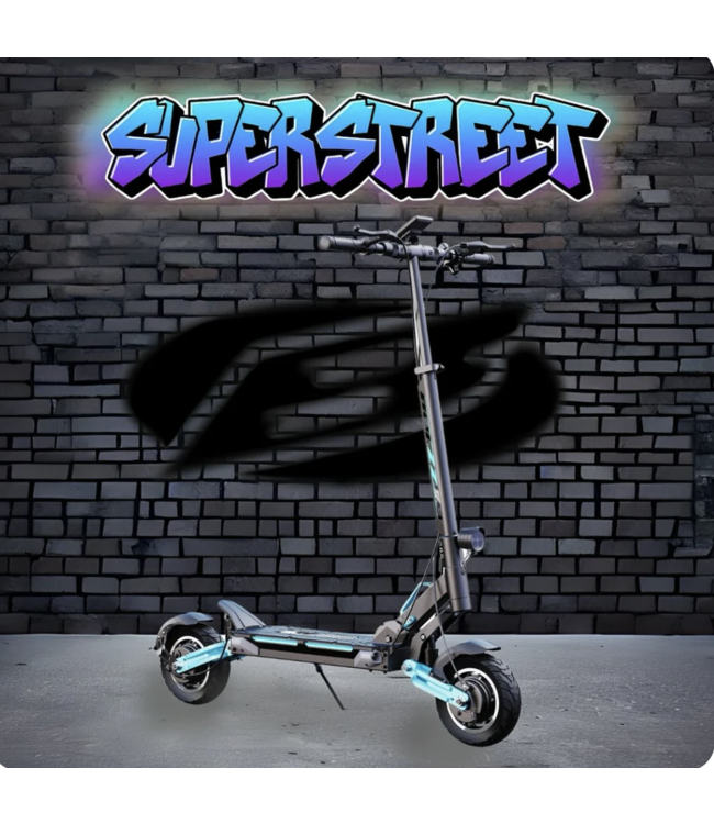 BOLZZEN BOLZZEN SUPER STREET DUAL MOTOR  ELECTRIC SCOOTER 48VOLT 16.5 AMP