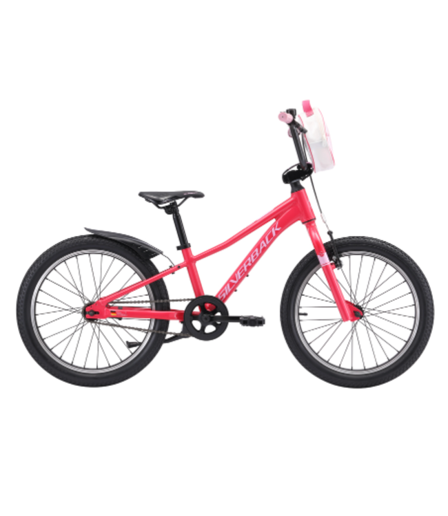 SILVERBACK SKID 20 INCH PINK GIRLS BIKE