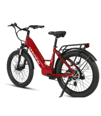 EUNORAU EUNORAU META26 X2.0 DEEP CRIMSON ELECTRIC BIKE