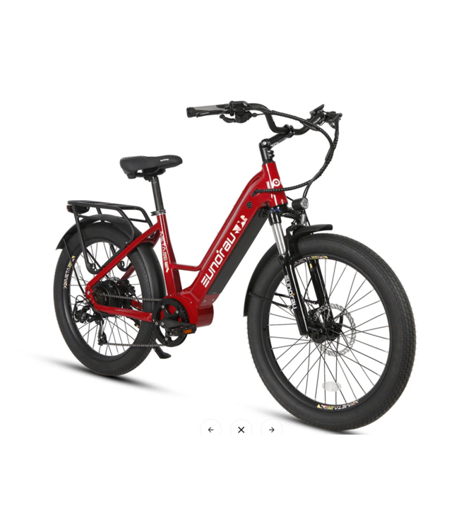 EUNORAU EUNORAU META26 X2.0 DEEP CRIMSON ELECTRIC BIKE