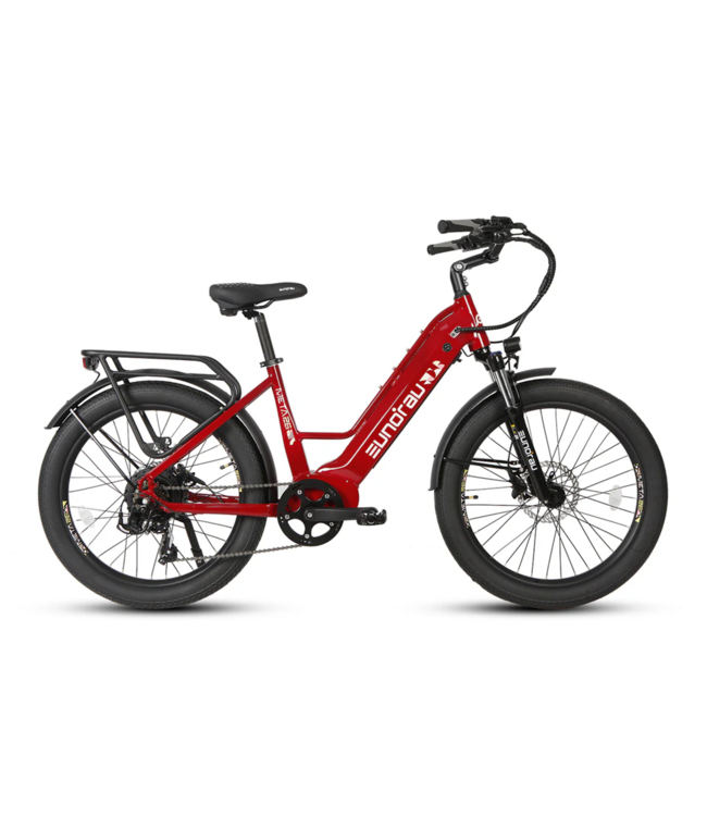 EUNORAU EUNORAU META26 X2.0 DEEP CRIMSON ELECTRIC BIKE