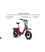 VAMOS VAMOS EL DOBLEZ ELECTRIC FOLDING BIKE GREY or RED 2026