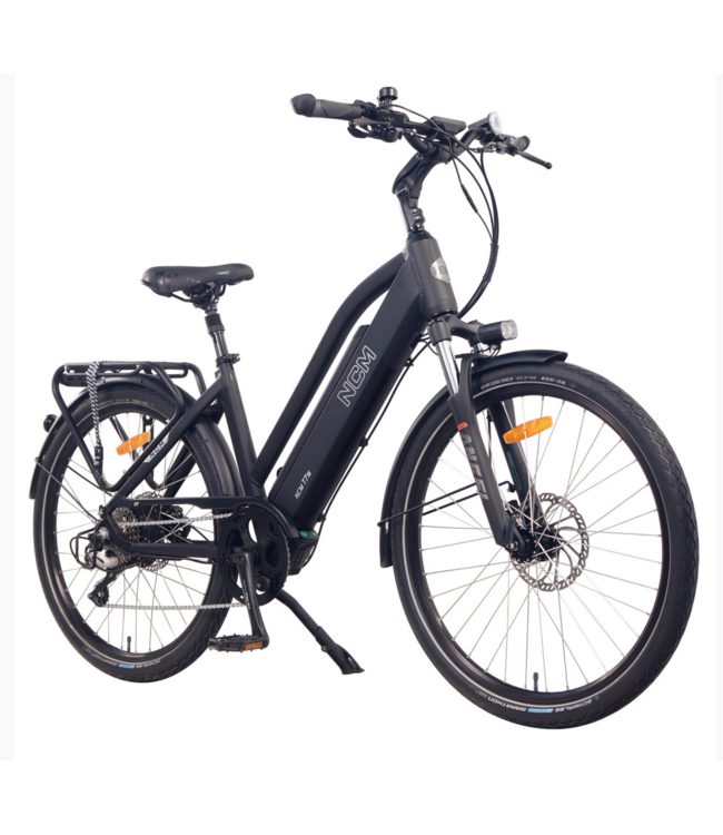 NCM T7S BLACK STEP THROUGH 26 INCH ELECTRIC BIKE