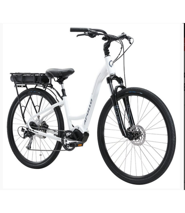 Apollo APOLLO EON COMFORT 20 GLOSS WHITE ELECTRIC BIKE STEP THROUGH