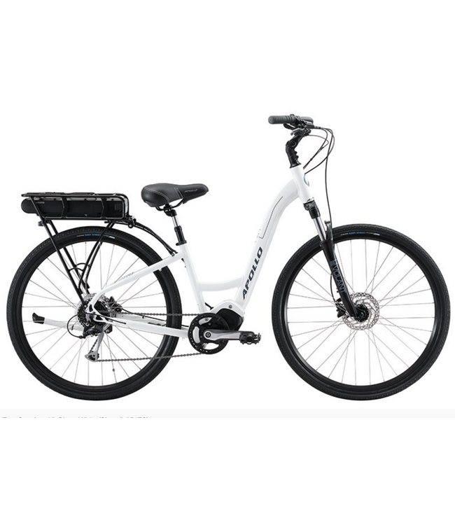 Apollo APOLLO EON COMFORT 20 GLOSS WHITE ELECTRIC BIKE STEP THROUGH