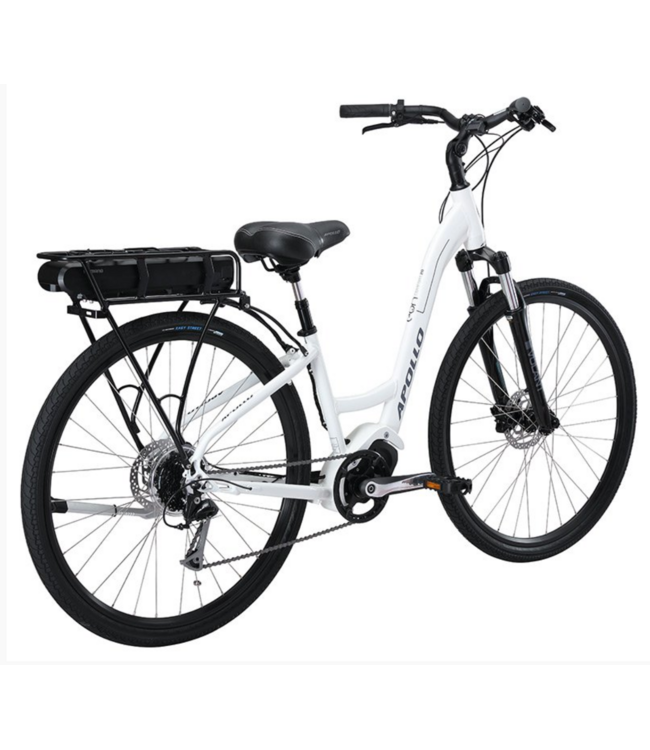 Apollo APOLLO EON COMFORT 20 GLOSS WHITE ELECTRIC BIKE STEP THROUGH