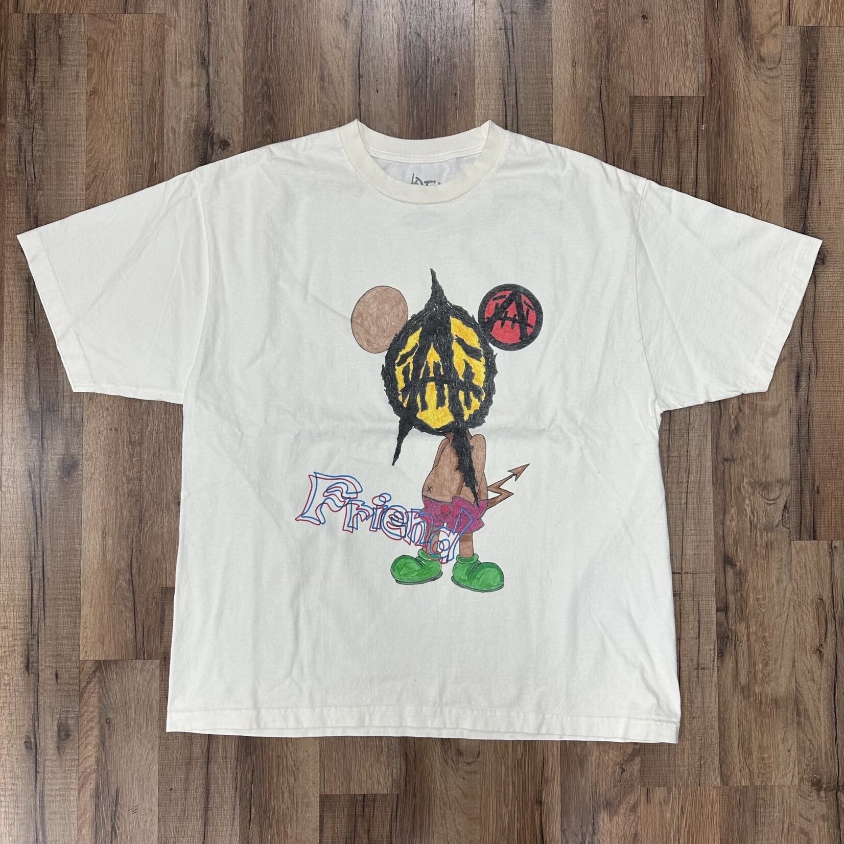 Travis Scott Utopia x St Michael 2A Tee White - Hidden Realm Travis Scott Utopia x St Michael 2A Tee White - Hidden Realm