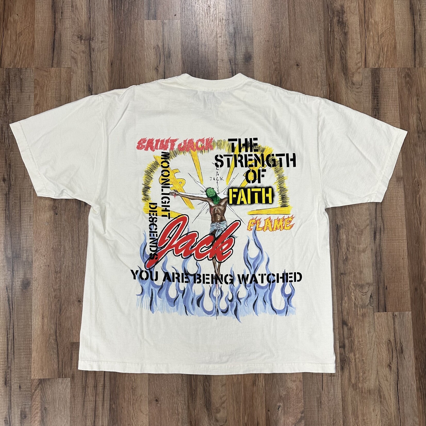 Travis Scott Travis Scott Utopia x St Michael 3A Tee White