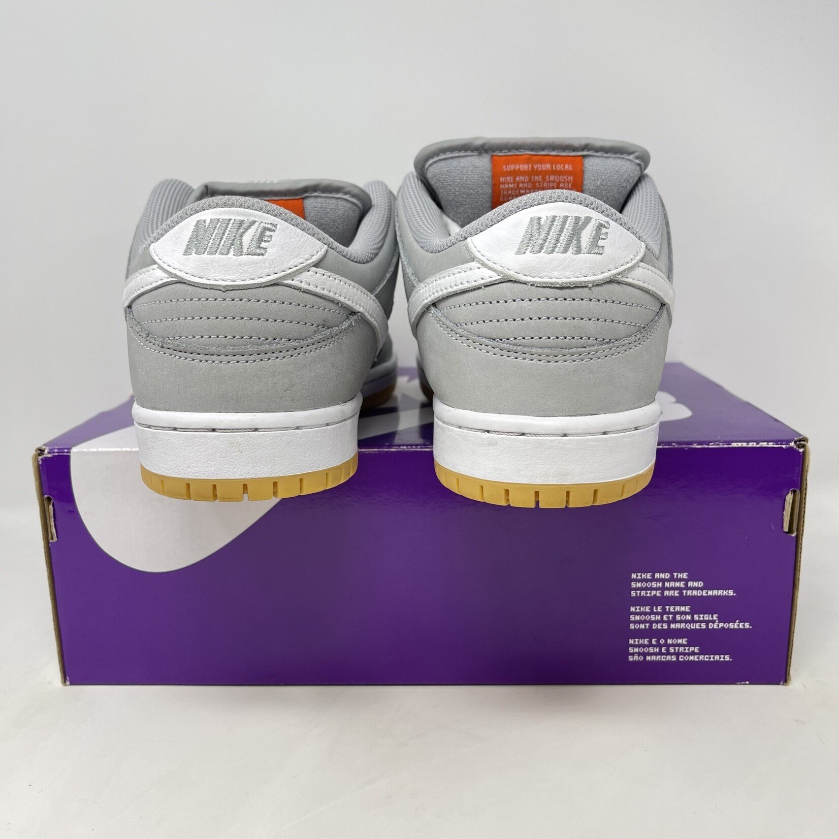 Nike Nike SB Dunk Low Pro ISO Orange Label Wolf Grey Gum