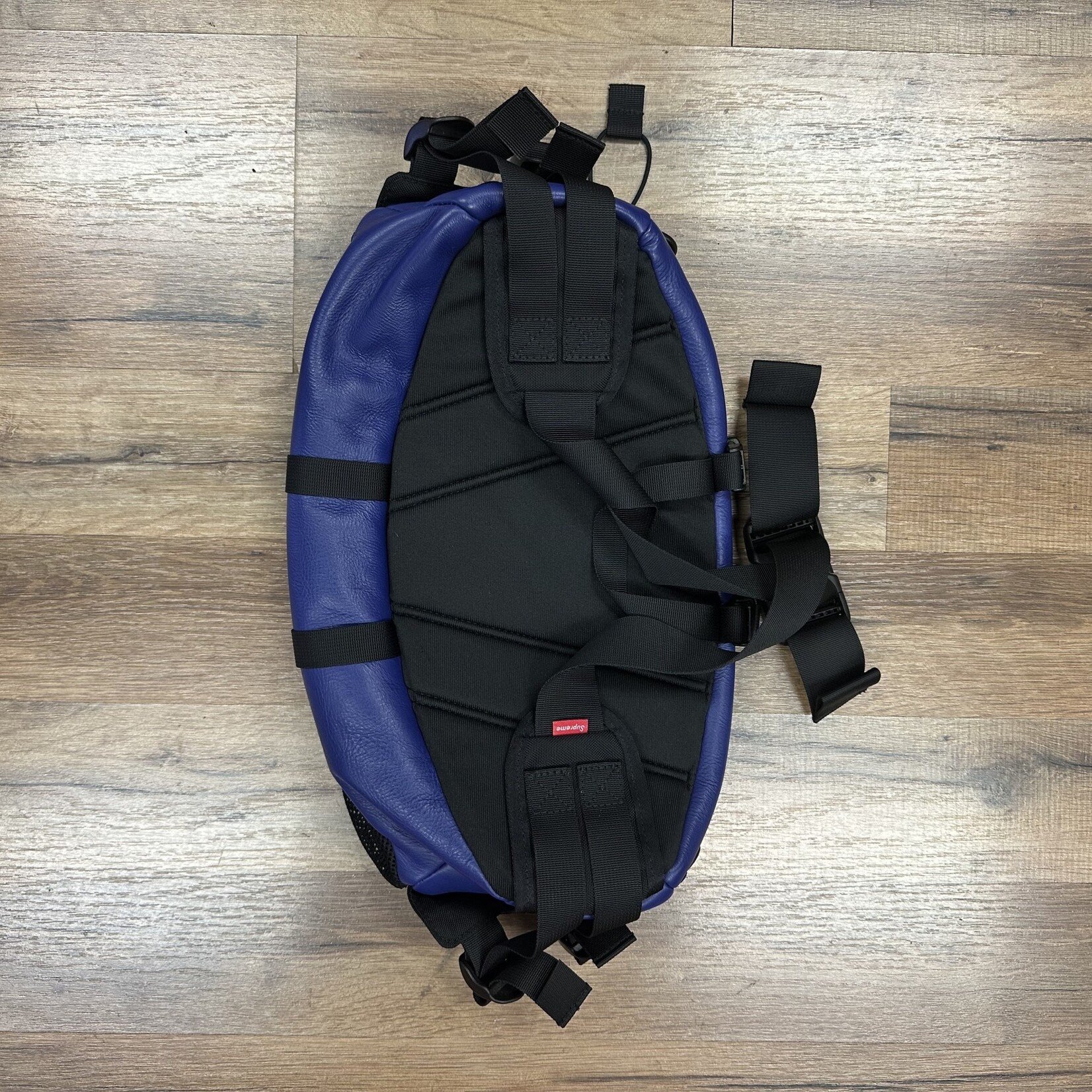 Supreme Supreme The North Face Leather Mountain Waist Bag Royal