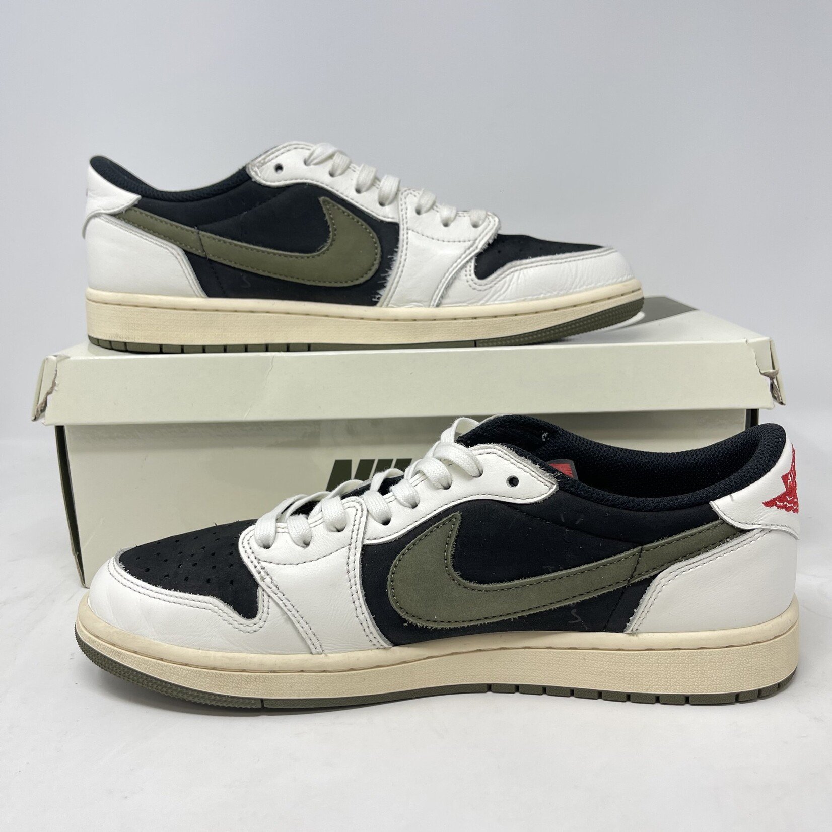 Jordan Jordan 1 Retro Low OG SP Travis Scott Olive