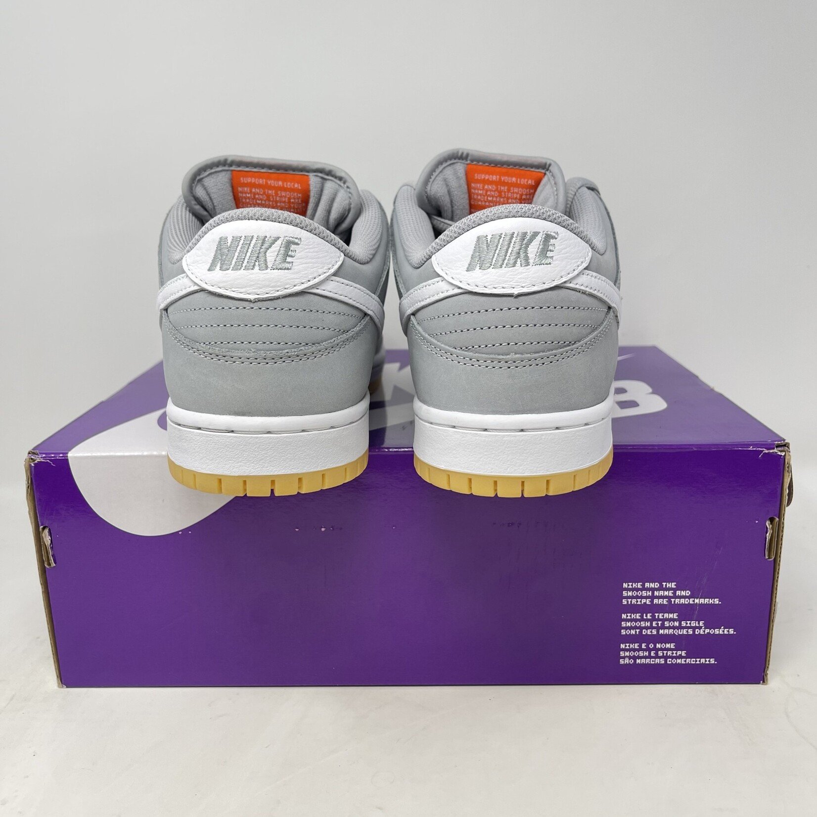 Nike Nike SB Dunk Low Pro ISO Orange Label Wolf Grey Gum