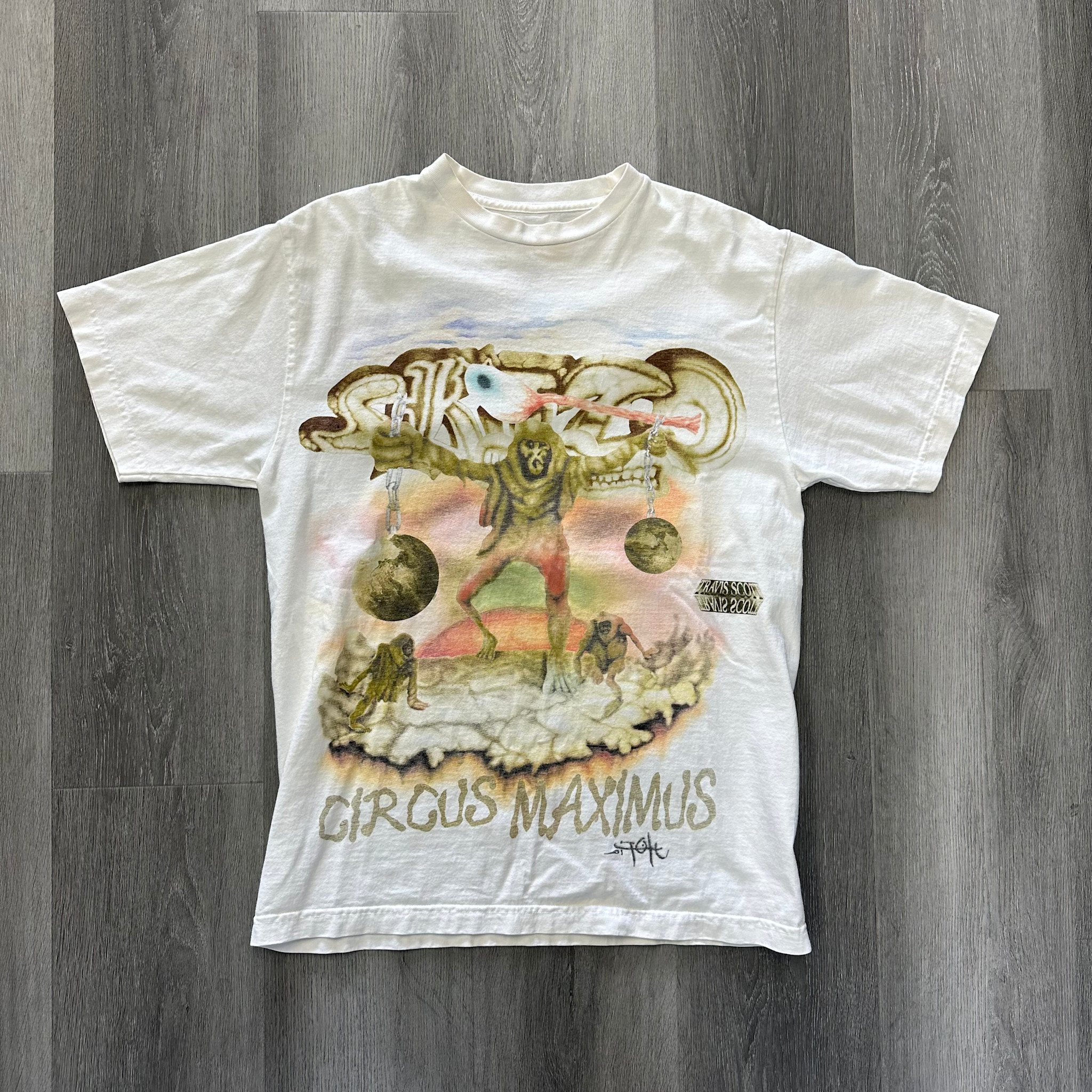 Travis Scott Utopia Tour Skitzo Circus Maximus Tee Hidden Realm