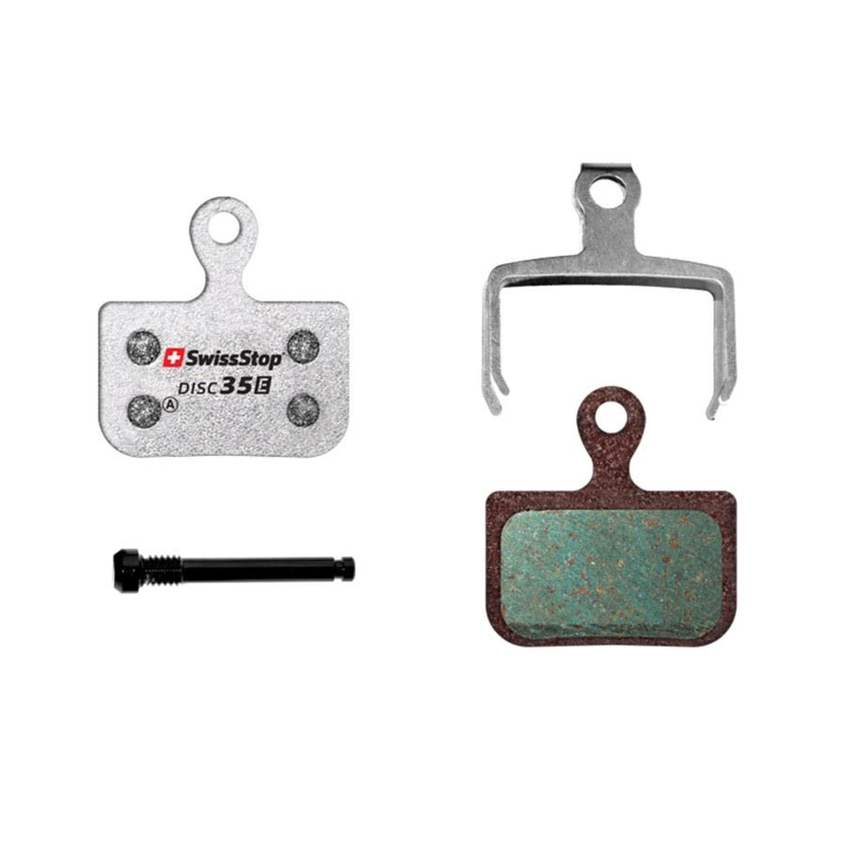 SwissStop SwissStop, Disc 35 E, Disc Brake Pads, Shape: SRAM Level/2 Piece Road, Organic, Pair