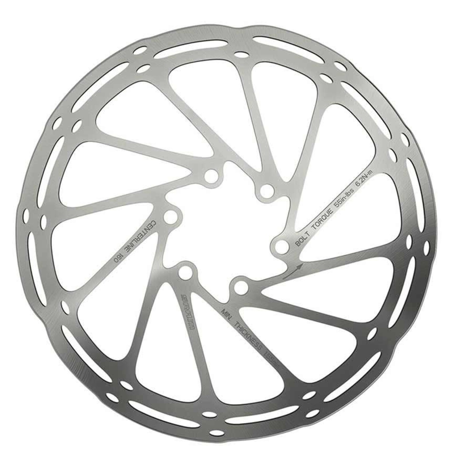 SRAM SRAM, Centerline Rounded, Disc brake rotor, ISO 6B, 160mm