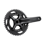 Shimano Shimano, GRX FC-RX600-10, Crankset, Speed: 10, Spindle: 24mm, BCD: 80/110, 30/46, Hollowtech II, 170mm, Black, Road Disc