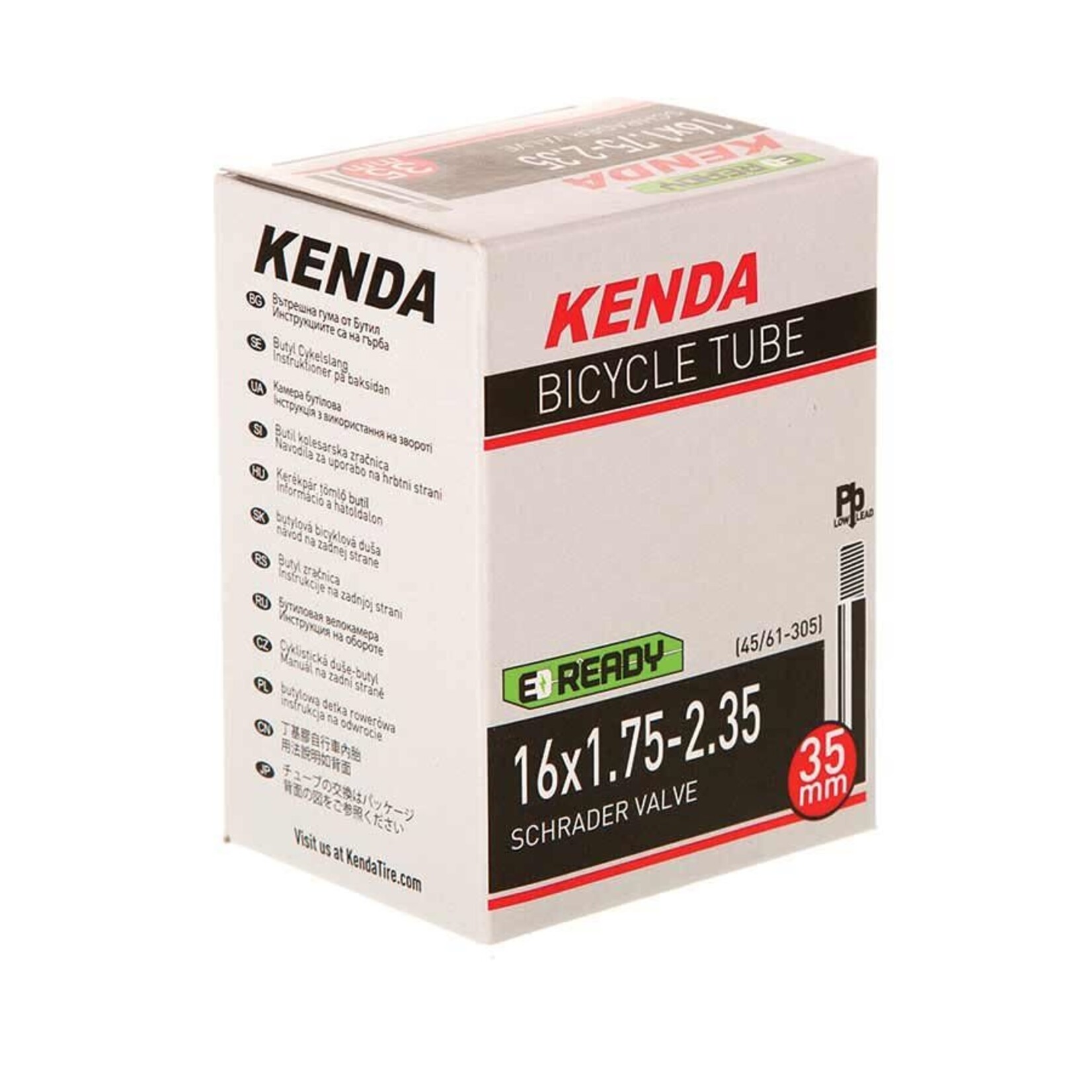 Kenda Kenda, Schrader, Tube, Schrader, Length: 35mm, 16'', 1.75-2.35