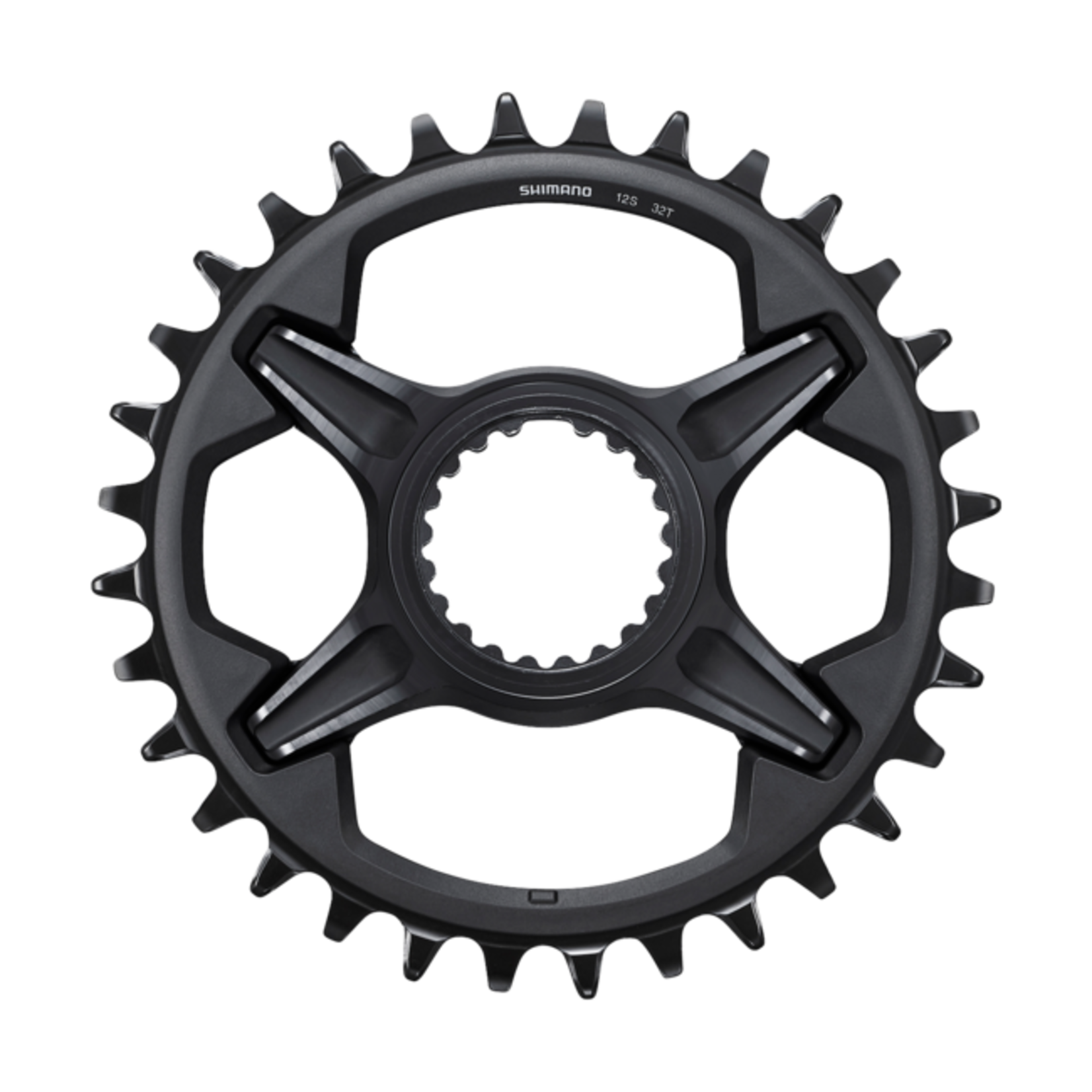 Shimano Shimano, XT SM-CRM85, Chainring, Teeth: 30, Speed: 12, BCD: Direct Mount, Aluminum/Composite/Steel, Black