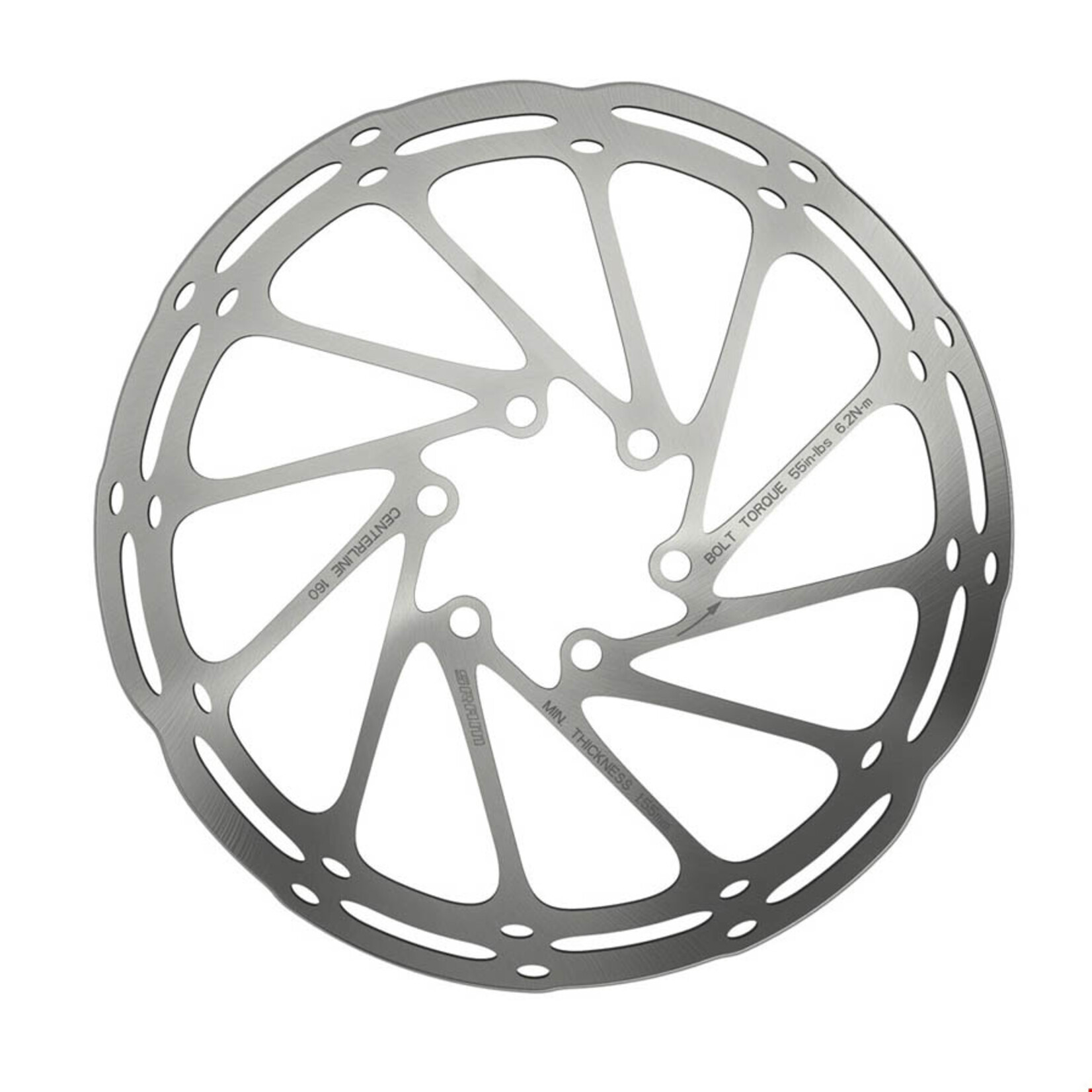 SRAM SRAM, Centerline CenterLock Black, 220mm, ISO 6B