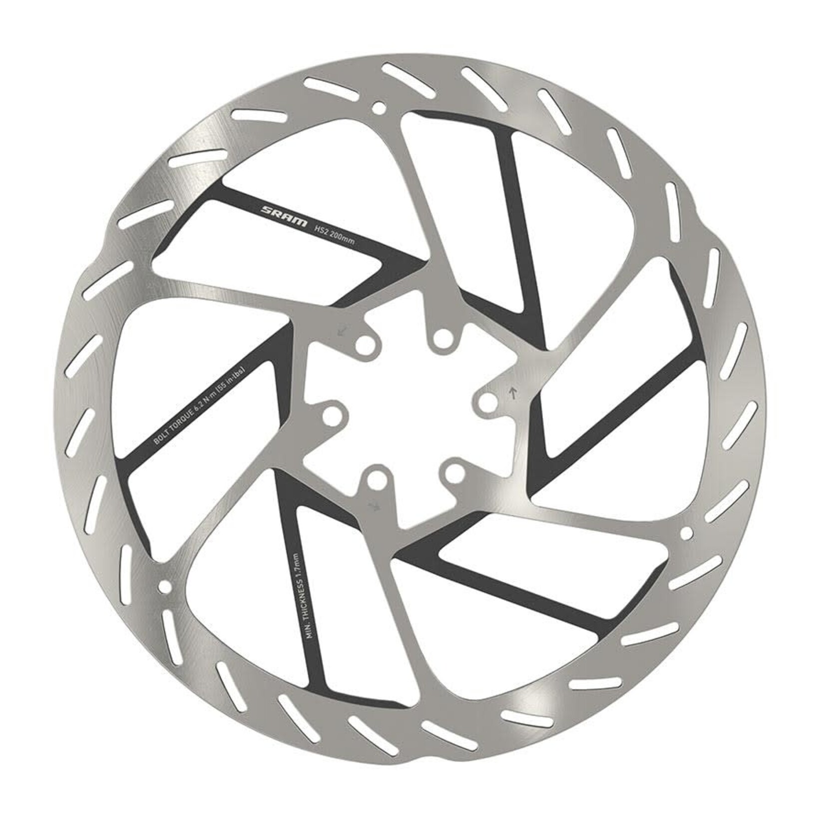 SRAM SRAM, HS2 6-bolt, 200mm, ISO 6B