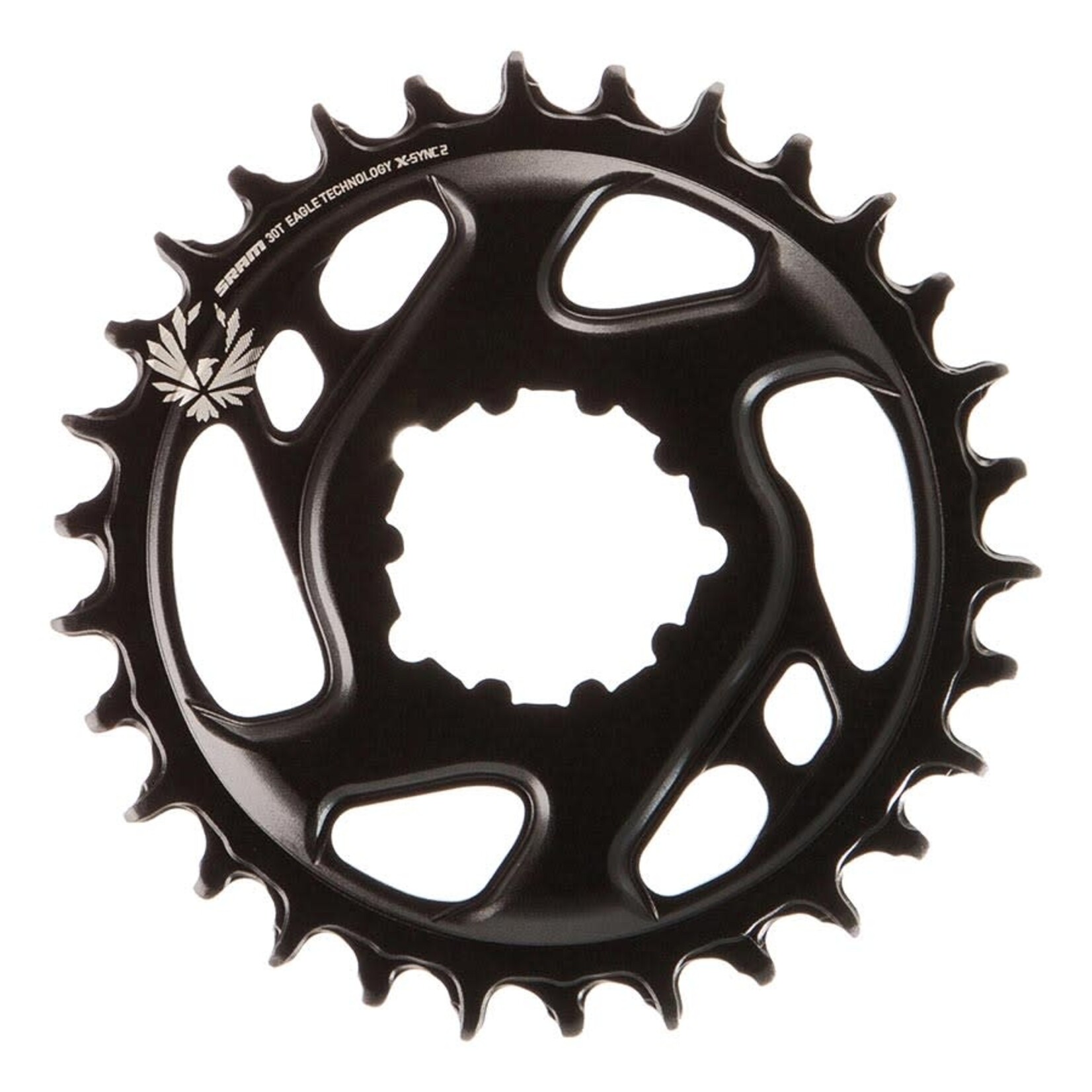SRAM SRAM, 12SP X-Sync 2, 30T Chainring, 12sp, BCD: Direct Mount, 3mm offset, Aluminum, Black
