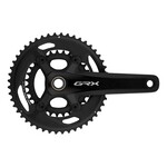 Shimano Shimano, GRX FC-RX810-2, Crankset, Speed: 11, Spindle: 24mm, BCD: 80/110, 31/48, Hollowtech II, 170mm, Black, Road Disc