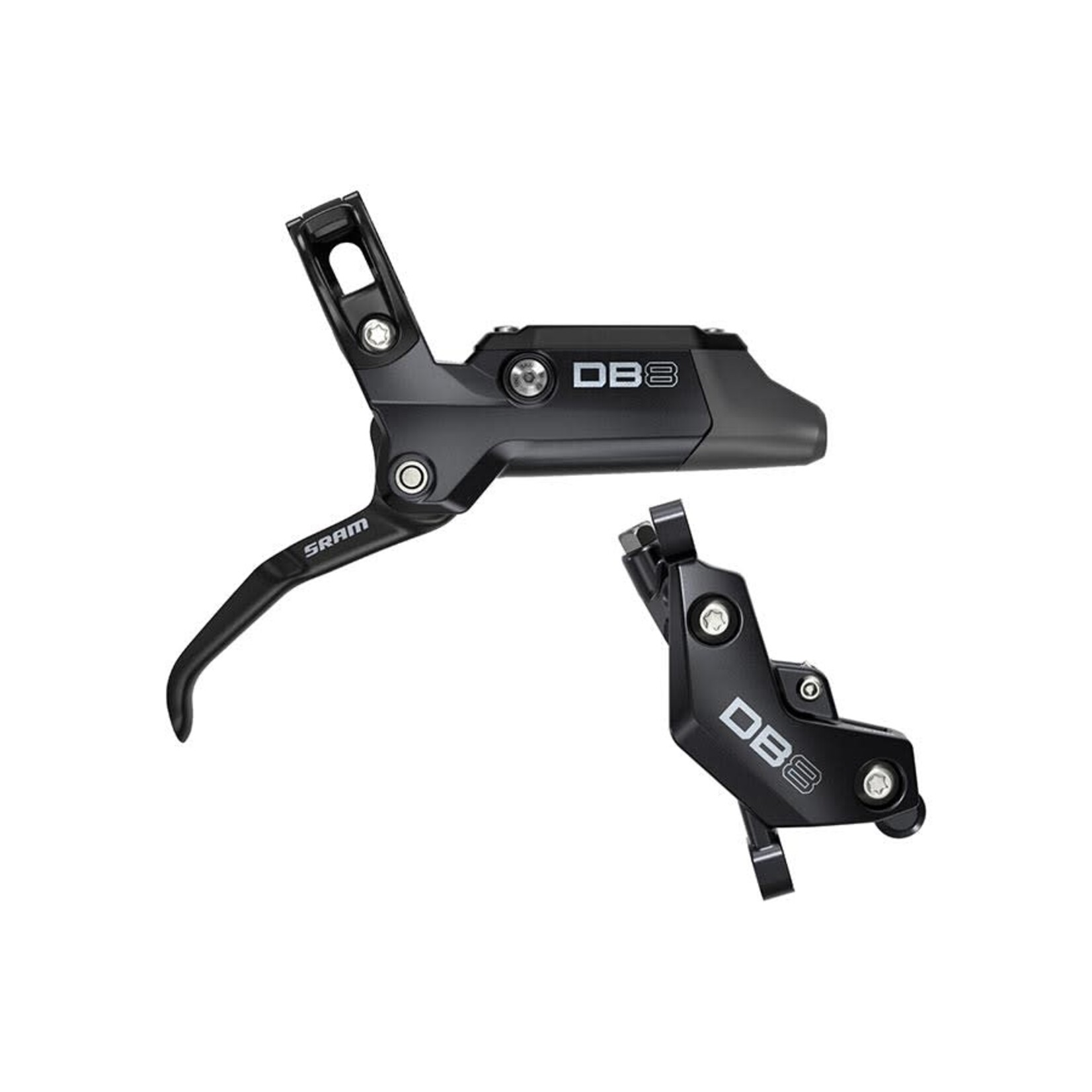 SRAM SRAM, DB8, MTB Hydraulic Disc Brake, Rear, Post mount, Disc: Not included, Black