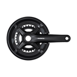 Shimano Shimano, Crankset FC-MT210-2 2-PIECE CRANKSET 9-speed 170.0 mm 46-30T Black Without BB parts Without CG