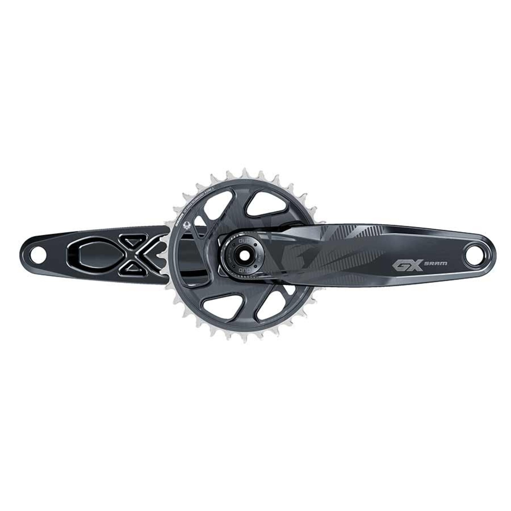 SRAM SRAM, GX Eagle DUB C1, Crankset, Speed: 11/12, Spindle: 28.99mm, BCD: Direct Mount, 32, DUB, 170mm, Black, Boost