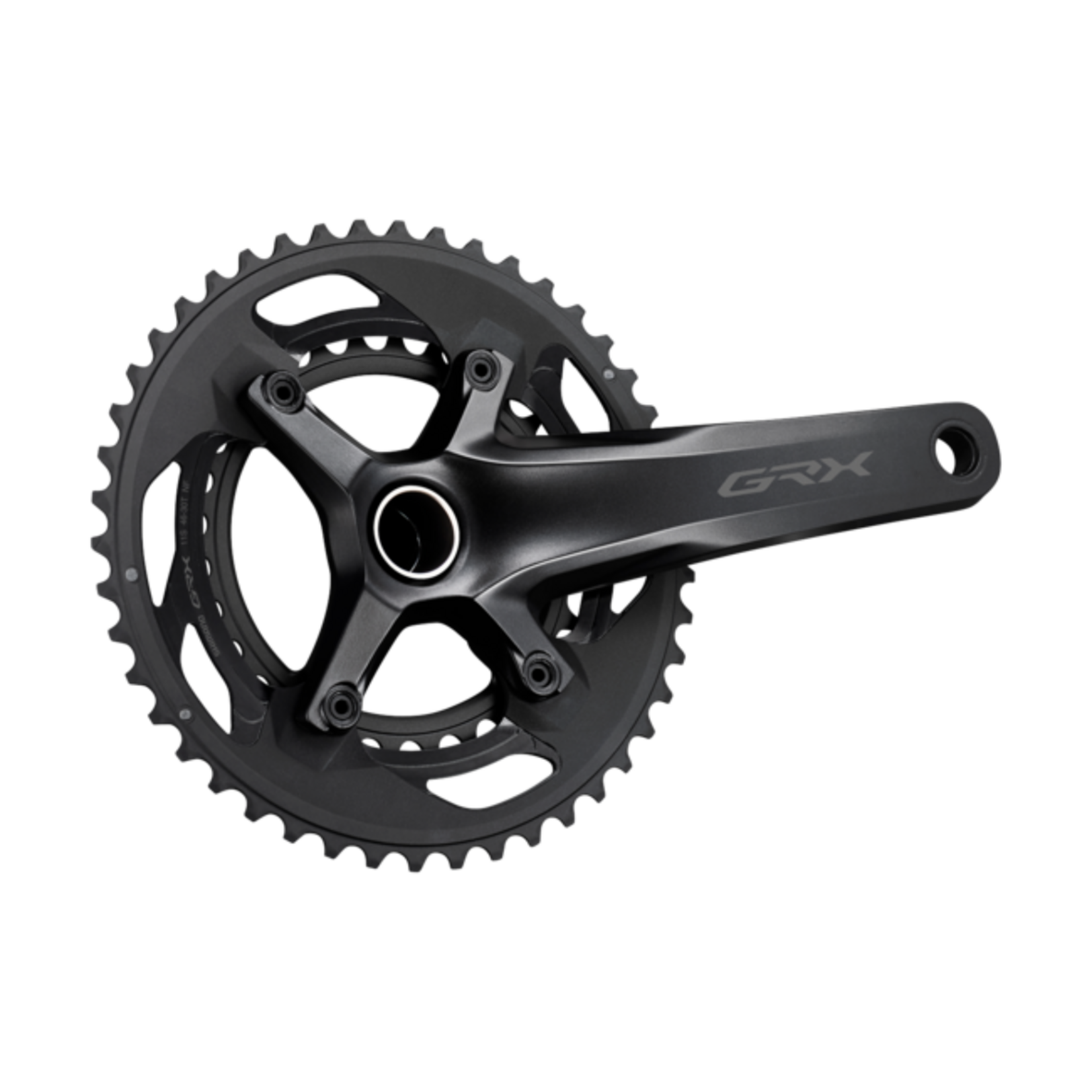 Shimano Shimano, GRX FC-RX600-11, Crankset, Speed: 11, Spindle: 24mm, BCD: 80/110, 30/46, Hollowtech II, 175mm, Black, Road Disc