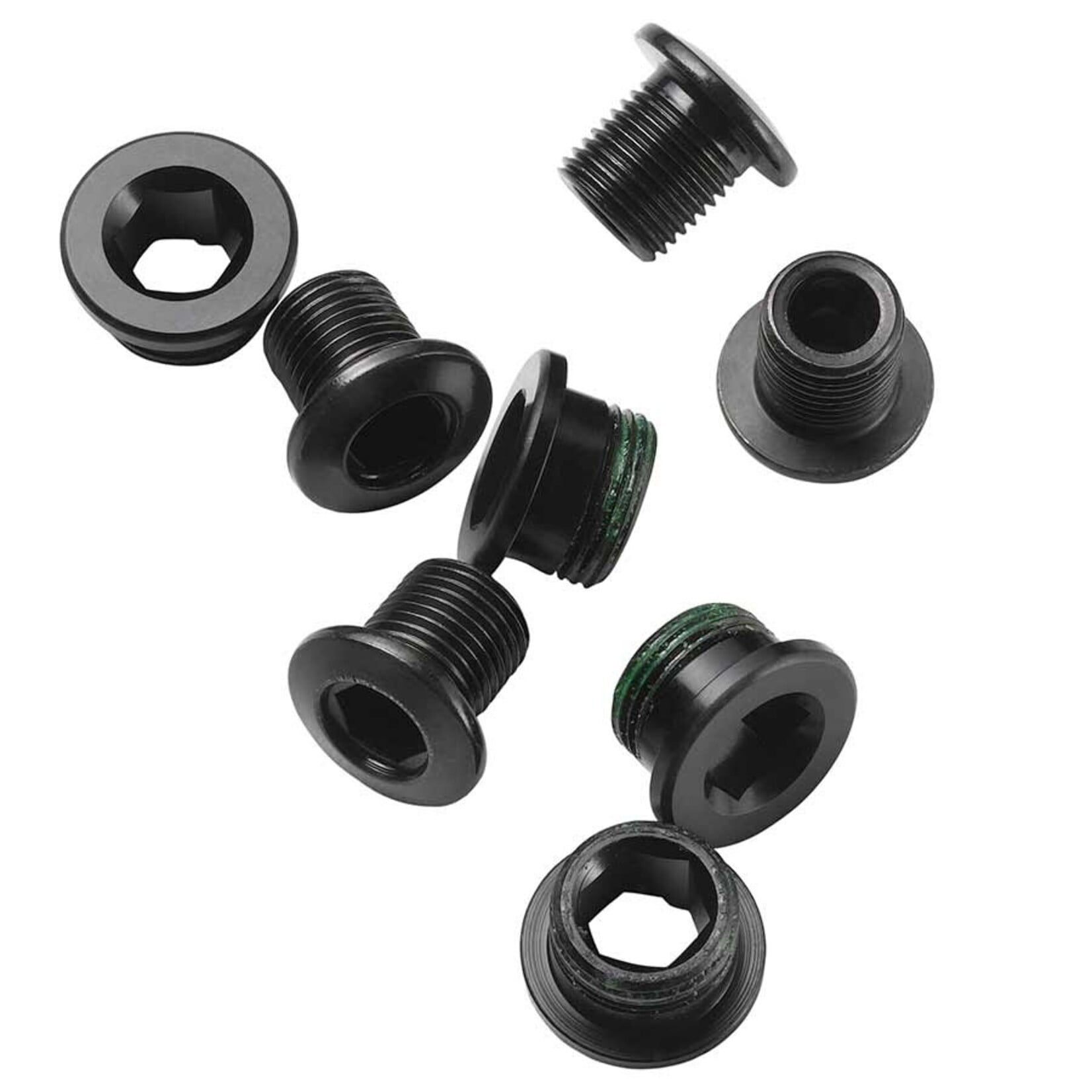 TRUVATIV Truvativ, 11.6915.016.000, Chain ring bolt kit 4-arm, Triple, Steel/Steel Black