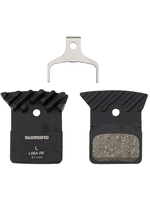 Shimano Shimano L05A-RF Disc Brake Pad and Spring - Resin Compound, Finned Alloy Back Plate, One Pair