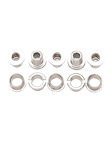 Problem Solvers Problem Solvers Double Chainring Bolts Silver Stainless