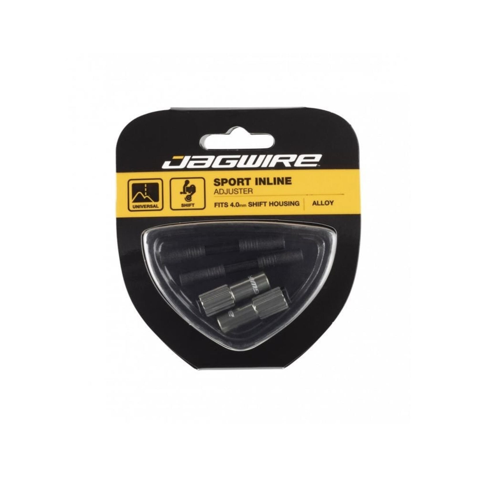 Jagwire Jagwire, Barrel adjusters, Titanium, For 4mm shift housing, Pack of 2