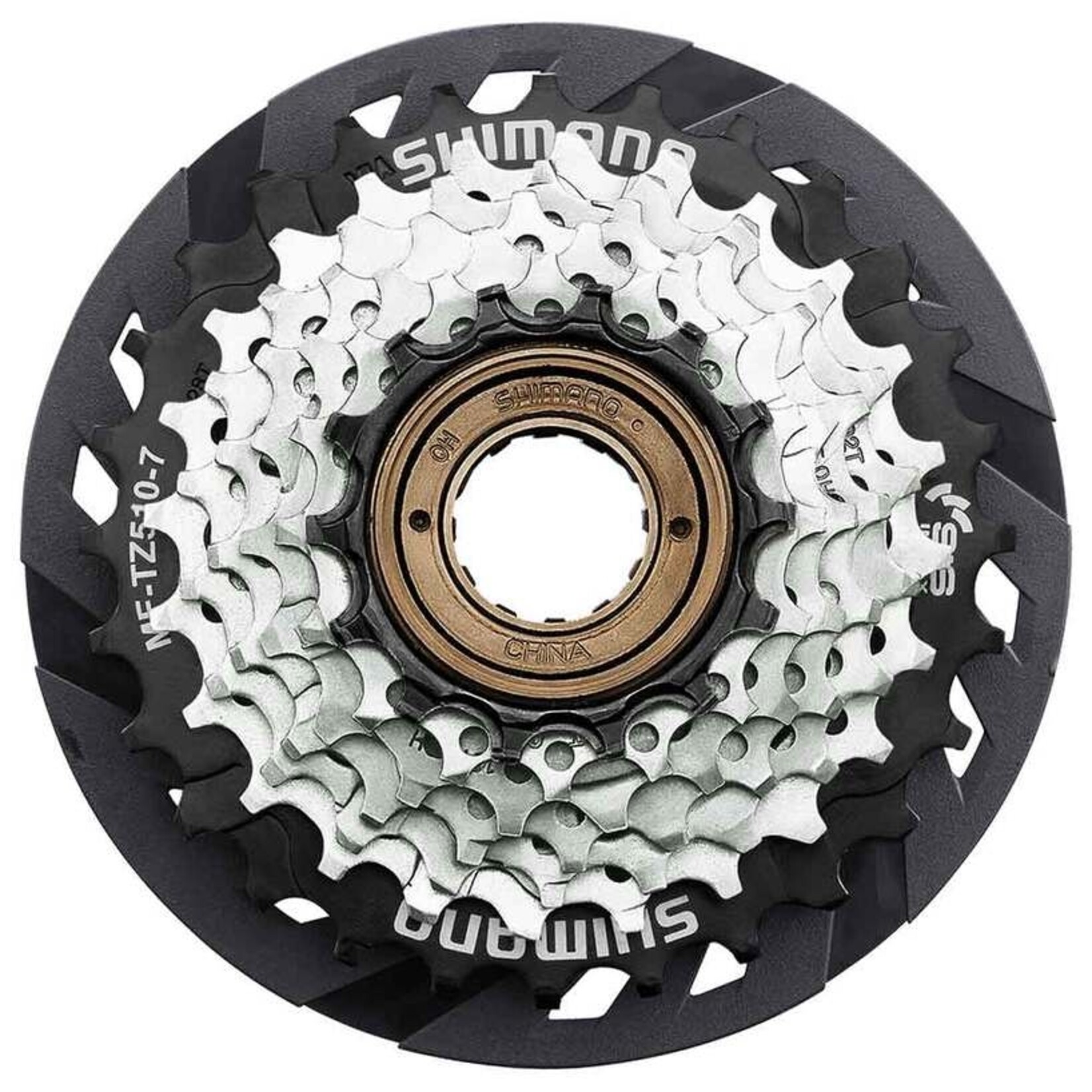 Shimano Shimano FREEWHEEL SPROCKET, MF-TZ510 , W/SPOKE PROTECTOR