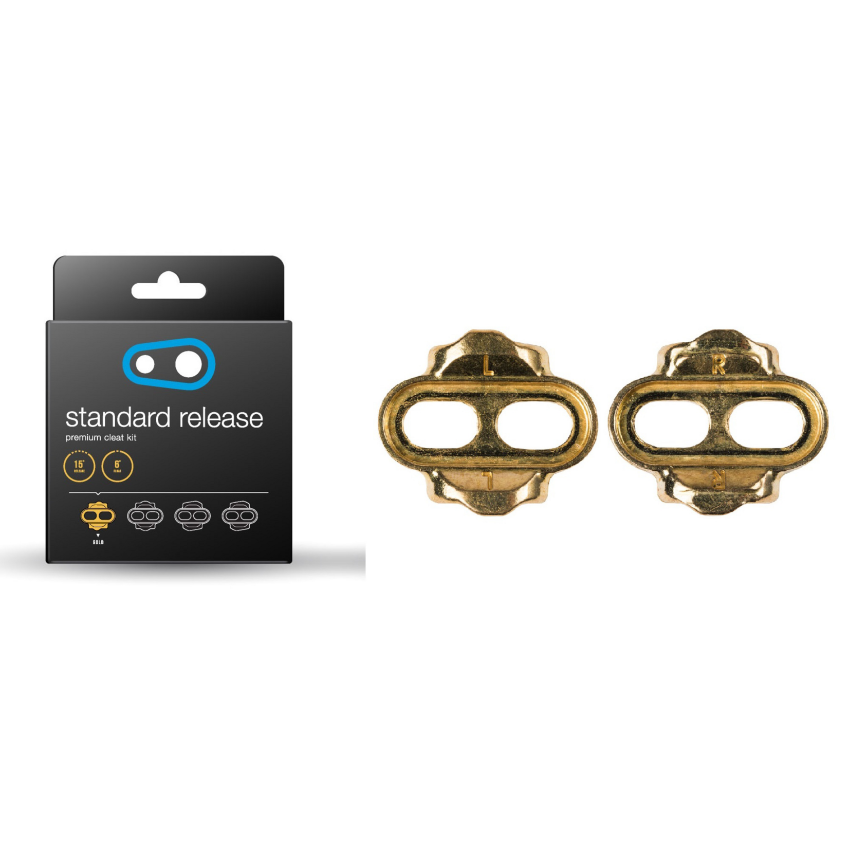 CRANK BROTHERS CRANK BROTHERS STANDARD RELEASE CLEAT KIT (6. DEG)