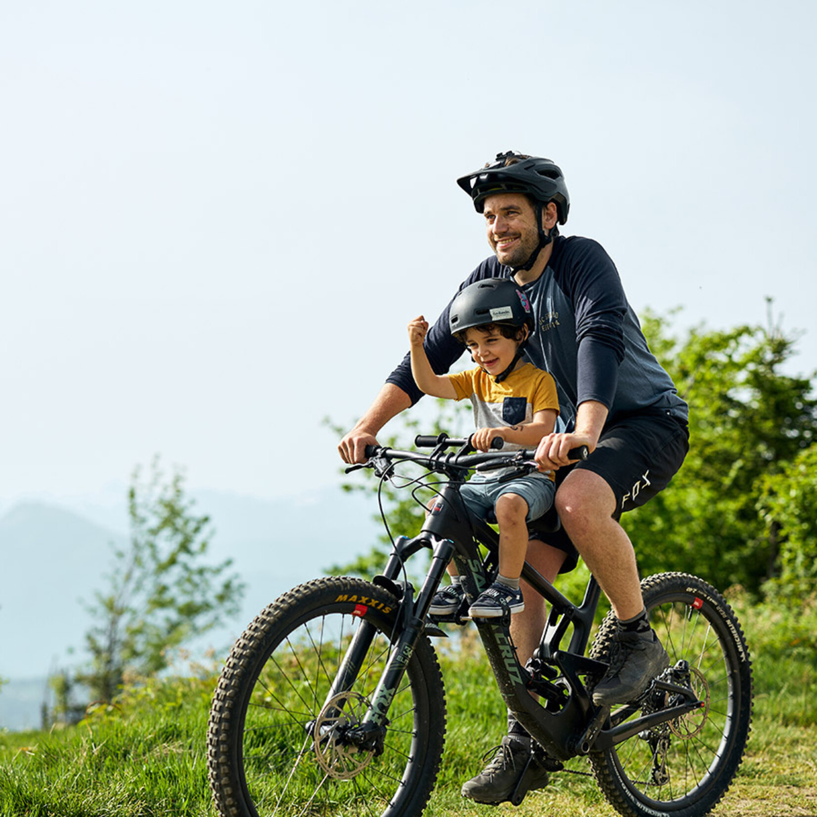 Kids Ride Shotgun Shotgun, Combo box, Baby Seat, On frame